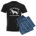 thumbnail image 6 of CafePress - Golden Retriever Breed Design Men's Dark Pajamas - Men's Dark Loose Fit Cotton Pajama Set, 6 of 7