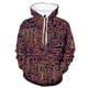 thumbnail image 2 of Sudadera con capucha con estampado 3D de circuitos para hombres y mujeres, sudaderas con cuello redondo geométricas, jersey de manga larga para otoño, abrigo de calle, 2 of 5