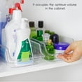 thumbnail image 6 of Crystalia 2 Pcs Clear Refrigerator Organizer Storage Bins, Plastic Stackable Fridge and Freezer Organization Drawers, Small Food, Can, Drink, Vertical Clear Plastic Organizer for Countertop-Cabinet, 6 of 7
