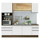 thumbnail image 1 of Cocina Integral Madesa Glamy 220cm Marrón/Blanco, 1 of 5