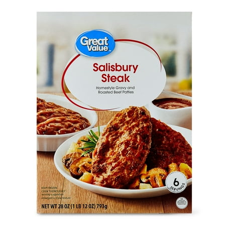 Great Value Salisbury Steak, 28oz (Frozen)