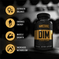 thumbnail image 5 of 5% Nutrition Core DIM Supplement Estrogen Regulation Support for Men & Women  Natural Diindolylmethane w/Calcium D-Glucarate, Organic Broccoli Powder + Bioperine (30 Servings / 60 VegCaps), 5 of 10