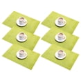 thumbnail image 1 of Almohadilla de aislamiento térmico de tejido fino, almohadilla de mesa de PVC tejida, impermeable, antideslizante, fácil de limpiar, 6 uds., 1 of 5