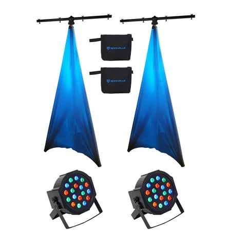 2 Rockville Lighting Tree Stands White Scrims Par Can Rgb Wash Lights 2 Rockville Lighting Tree Stands White Scrims Par Can Rgb Wash Lights