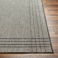 thumbnail image 3 of Hauteloom Eneco Living Room, Bedroom Patio Outdoor Area Rug - Contemporary - Dark Purple, Bone, Dark Gray - 18" Sample, 3 of 5