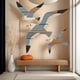 thumbnail image 5 of Wooden Seagull Pendant Wall Decor Set | 3 Piece Rustic Ocean Birds Hanging Art | Gray Decorative Sculptures | Home Bedroom Living Room Accent | 22x23cm Coastal Beach Theme, 5 of 7