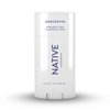 Native Deodorant - Natural Deodorant - Vegan, Gluten Free, Cruelty Free -Contains Probiotics - Aluminum Free & Paraben Free, Naturally Derived Ingredients - Unscented