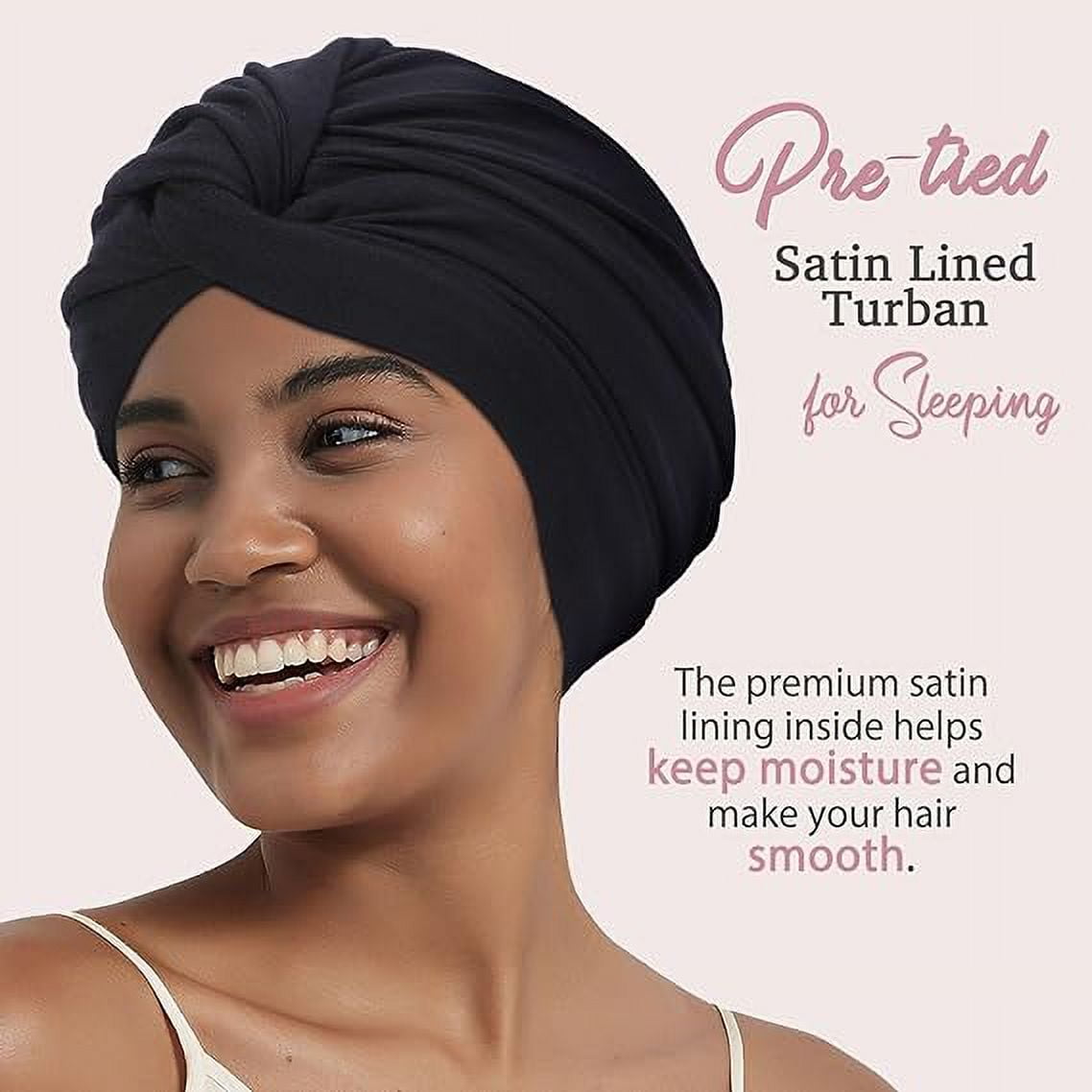 Satin Turban for Women Silk Bonnet Satin Bonnet Sleep Cap for