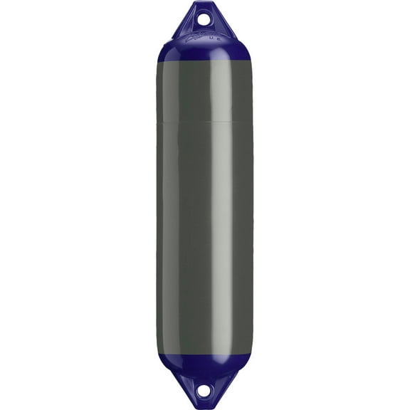 Polyform F-4 GRAPHITE F-Series Boat Fender - 8.5" x 40.5", Graphite