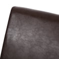 thumbnail image 7 of 2 Dark Brown Upholstered Dining Chair Group - Contemporary, Rubberwood Elegant, Legs, 7 of 7