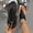 Black, variant on Women's Flat Flip Flop Sandals, Open Toe Summer Sequined Soft Sole Casual Walking Slide Shoes Black 9