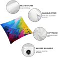 thumbnail image 4 of Acheng Paint Splatter Backdrop Throw Pillow Decorative Pillows Elegant and Soft Corduroy Pillow Covers for Couch, Bed, Sofa ,Set of 2 White, 4 of 6