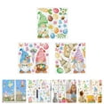 thumbnail image 3 of 3 Pcs Autocollants Easter Motif Gnome Éléments Œufs Easter Décalcomanies Maison, 3 of 7