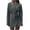 womens blazers*Gray, variant on Women's Blazer Jackets with Flower Belt Notched Lapel Collar Double Button Long Sleeve Office Work Suit Jacket,Gray,M