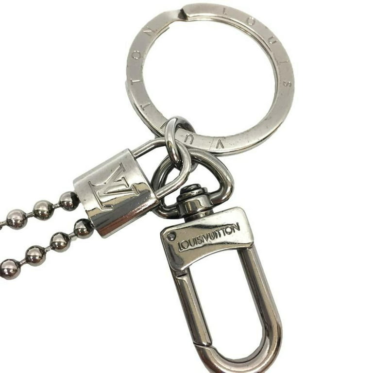 Pre-Owned LOUIS VUITTON Louis Vuitton Monogram Eclipse Portocre Tab ID  Keychain Keyring Bag Charm M63618 (Good) 