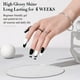 thumbnail image 3 of Set de esmaltes en gel UV Double Rhythm, 15 ml, blanco puro y negro, 3 of 7