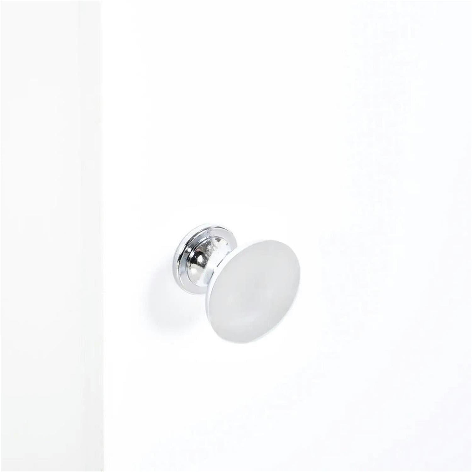 Demi Bonn Bathroom Floor Storage Cabinet, Bathroom Storage Unit, Freestanding Cabinet with Doors and Shelves for Paper Shampoo, White