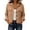 Green-#001, variant on Dweltoz Womens Cropped Corduroy Jacket Button Down Long Sleeve Coats Lightweight Casual Fall Winter Outwear,White M
