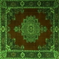 thumbnail image 1 of Ahgly Company Indoor Square Persian Green Traditional Area Rugs, 6' Square, 1 of 1