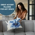 thumbnail image 6 of Americanflat 20"x14" Floral Rectangular Throw Pillow with Premium Polyester - White and Indigo, 6 of 8