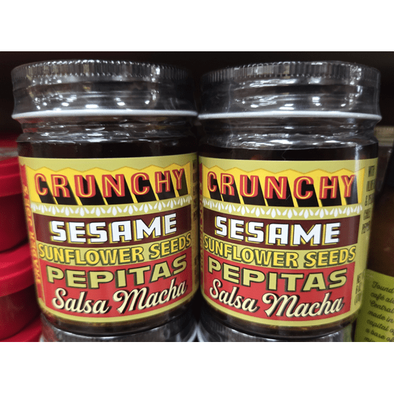 Trader Joe's Sesame Sunflower Seeds Pepitas Salsa Macha 6oz 170g (2 Jars)