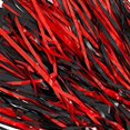 thumbnail image 2 of Anderson's School Spirit Shakers Pompones de animadora Equipo para fanáticos de los deportes Accesorios de fútbol Regreso a casa Paquete de 10 en negro y rojo, 2 of 5