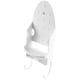 thumbnail image 4 of EeaseMX 1 soporte de plancha de acero inoxidable para tabla de planchar, estante de pared con doble gancho para armario, para casa, hotel (blanco), 4 of 7