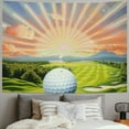thumbnail image 2 of BCIIG Golf Ball Tee Golf Course Tapestry Wall Hanging Unique Style for Home Decor Art - Living Room Bedroom Apartment Farmhouse Dorm 50x40inch, 2 of 6