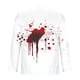 thumbnail image 4 of Blusas y camisas de manga larga con cuello redondo para hombre, estilo casual, cuello redondo, manga larga, para Halloween, con estampado, de poliéster, 4 of 5