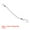 Clear, variant on Uxcell 6.6ft Fishing Lanyard Coiled Ropes Retractable with Metal Clip Keychain Red 2 Pack