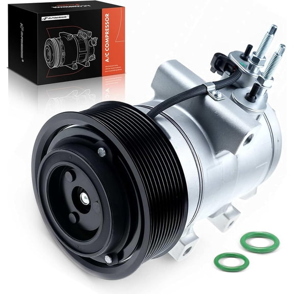 A-Premium AC Compressor with Clutch Compatible with Ford Mustang 2007-2009 V8 5.4L Coupe Convertible
