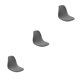 thumbnail image 3 of Naiovety Funda gruesa para silla, Protector de asiento atractivo, muebles elásticos, funda extraíble, funda para cocina, habitación, oficina, gris Type1 NO1 Naiovety CBP440032, 3 of 6