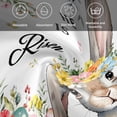 thumbnail image 6 of Easter Cloth Napkins, Easter Bunny Spring Watercolor He Is Risen Flowers Washable and Reusable Dinner Napkins Set of 8, Table Napkin for Kitchen Party Birthday Wedding Hotel Housewarming 20"x20", 6 of 9