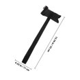 thumbnail image 2 of Mobutofu 2 Pcs Cordons de Canot Réglables Noirs Sangles Durables pour Sécuriser le Kayak et Transport Facile, 2 of 8