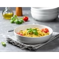 thumbnail image 4 of Kook 4-Pc Ceramic Pasta Bowl Set 40 Oz Stoneware Serving Bowls for Kitchen, White, 4 of 5