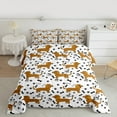 thumbnail image 4 of Manfei Cartoon Pug Dog Bedding Comforter Set, Kawaii Dachshund Animal Twin Comforter Sets, Teens Kids Child Reversible Bedding Set, Breathable Home Decor, 2pcs, 4 of 8