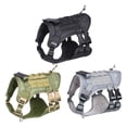 thumbnail image 2 of Fairnull Field Training Oxford Cloth Dog Harness Buckle Adjustable Firmly Fixed Pet Dog Vest-L,66-99bls, 2 of 10