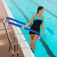 thumbnail image 6 of Yiwa 48 x 36 Pool Handrail 304 Stainless Steel 250LBS Load Capacity Pool Handrail with Blue Grip Cover, 6 of 7