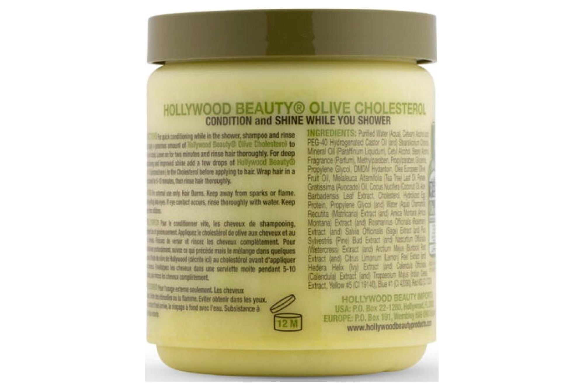 Hollywood Beauty Olive Cholesterol Hollywood Beauty Olive Cholesterol