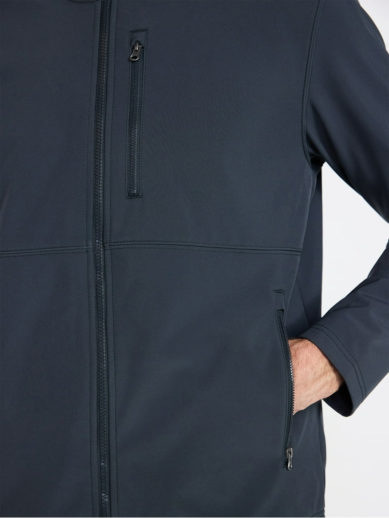 Ozark Trail Men's & Big Men's Softshell Jacket with Hood, Sizes S
