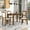 Walnut, variant on Syngar 5 Piece Modern Wood Durable Dining Table with Chair Walnut