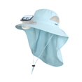 thumbnail image 4 of Sombrero de exterior para niños con ventilador solar, recargable, ajustable, versátil y transpirable. Azul, 4 of 8