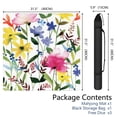thumbnail image 2 of Floral Extra Large Non-Slip Mahjong Mat 31.5 Inch Square Rubber Game Mat with Noise Dampening Features for Playing Cards, Tiles & Board Games, 2 of 7