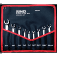 thumbnail image 2 of Sunex 9809A 9 pc. Fractional SAE & Metric Flare Nut Wrench Set, 2 of 3