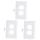 thumbnail image 3 of 3 cubiertas para tomacorrientes eléctricos, accesorio para tomacorriente de pared exterior, placa de tomacorriente 2 agujeros blanco, 3 of 9