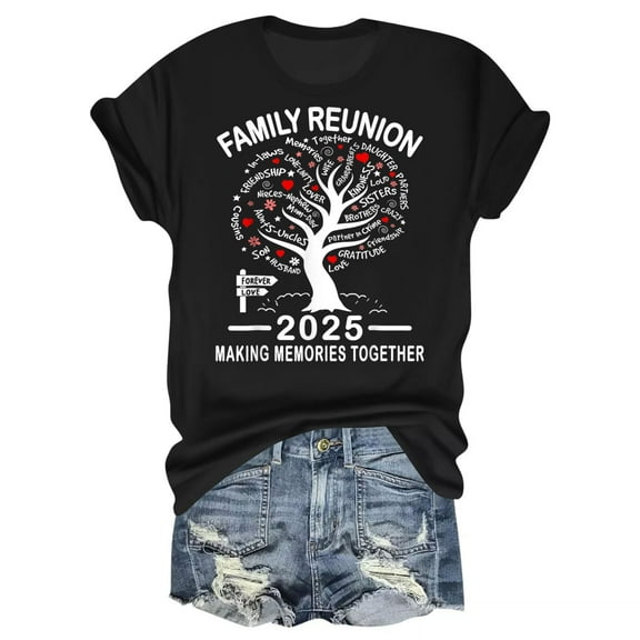 Making Memories Family Matching Group Family Reunion 2025 T-Shirt – Family Reunion Theme – Unisex Gathering Apparel