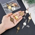 thumbnail image 3 of 12 Pcs Hair Clips with Blank Round Tray 6 Colors Brass Hair Bobby Pins with 12 Pcs 19.5mm Clear Cabochons Hair Pins Setting Blank for DIY Picture Photos Dome Cameo Barrettes Findings Mixed Color, 3 of 7