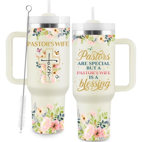 Pastor Appreciation Gift for Pastor''s Wife - Christian Gifts for Women - Unique Ideas - 40oz Tumbler