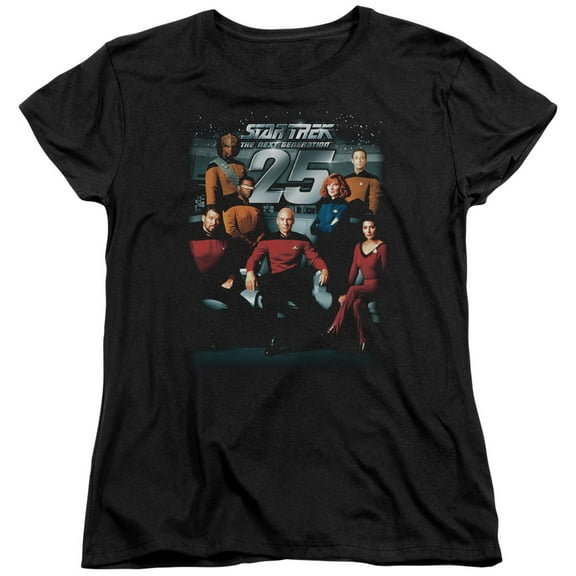 Star Trek - 25Th Anniversary Crew - Women's Short Sleeve Shirt - Medium
