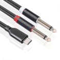 thumbnail image 4 of Usb C To Dual 6.35mm Audio Stereo Cable Type C To Dual 6.35mm Audio Cord For Smartphone Multimedia, 4 of 4